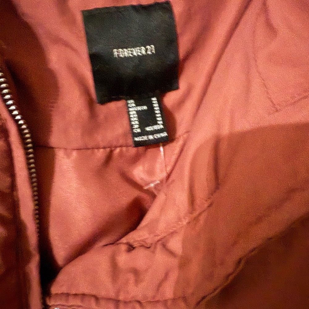 Rust Puffer Jacket - Picture 2 of 3